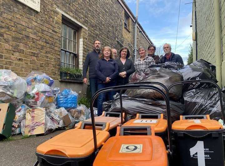 Residents of Nelson Street and Nelson Terrace in Faversham are also growing frustrated with rubbish going uncollected