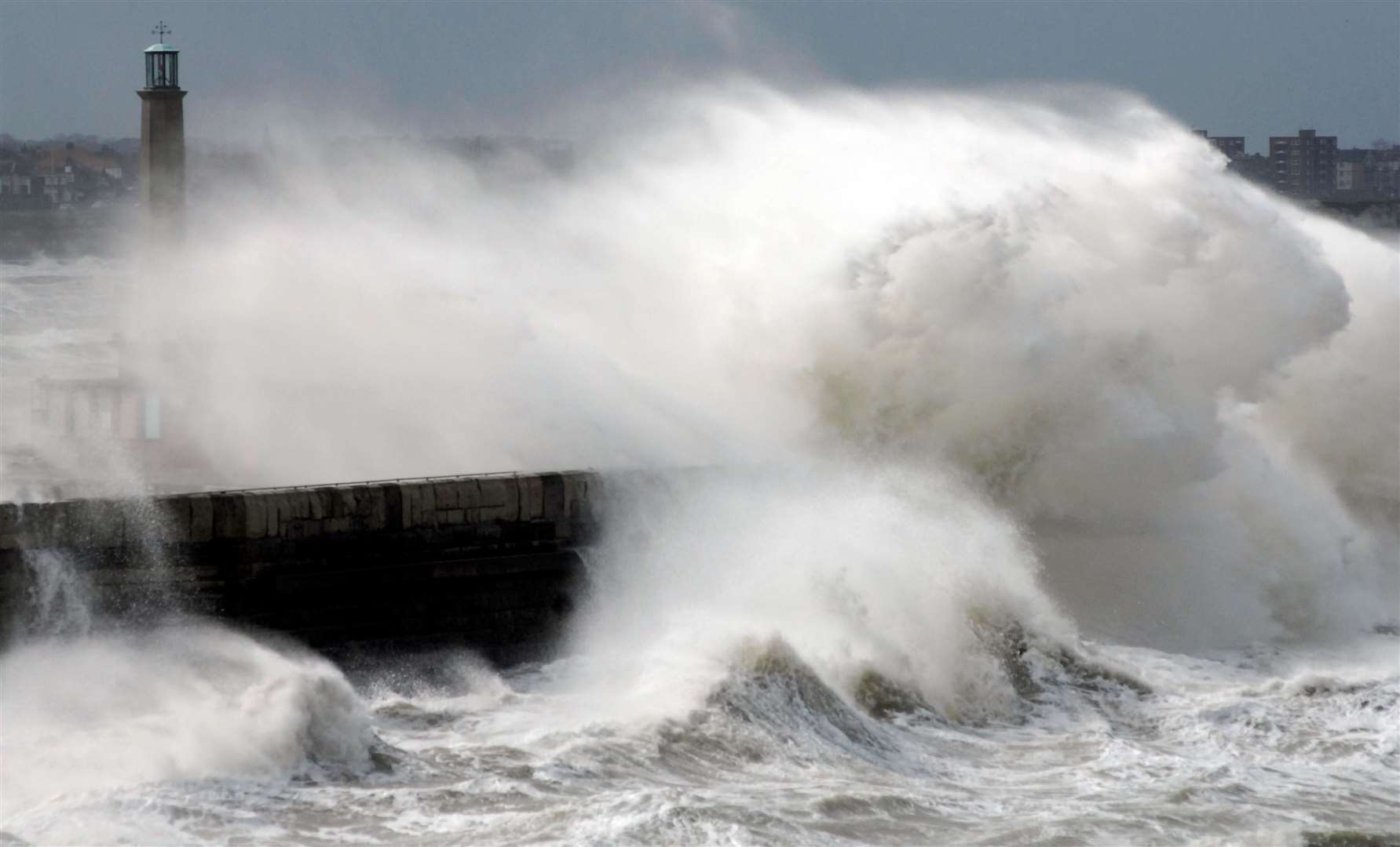 The rising tides and Kent sinking could combine in trouble ahead. Picture: Phil Houghton