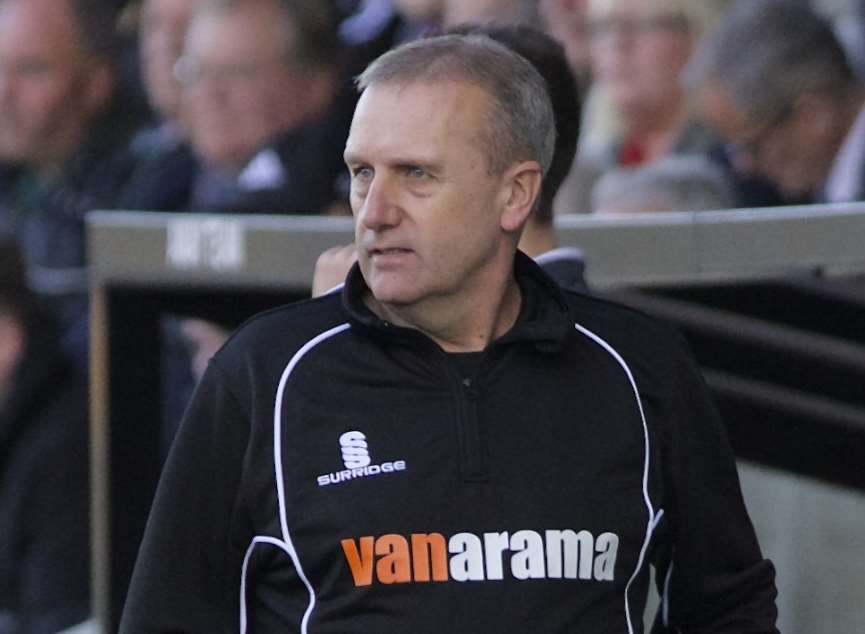 Dartford manager Tony Burman Picture: Andy Payton