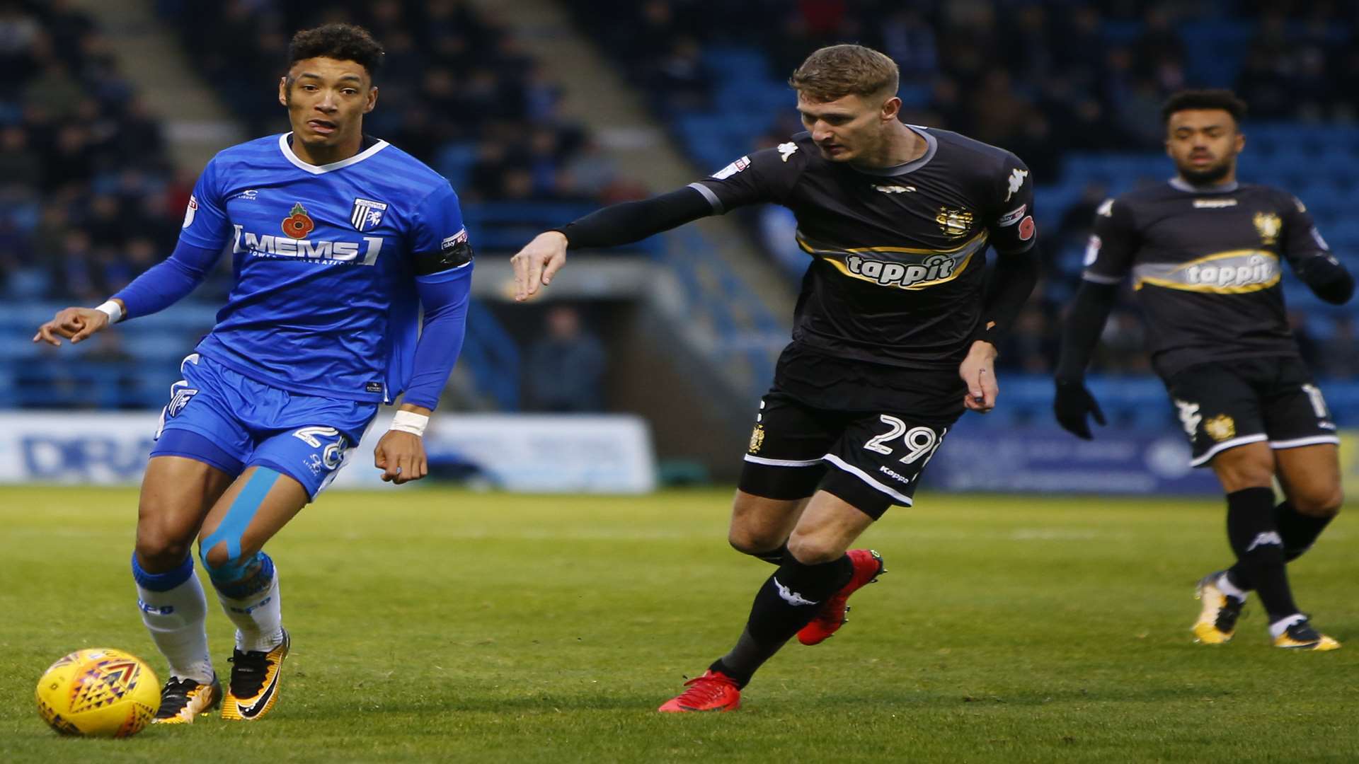 Sean Clare takes on the Bury defence during last week's draw. Picture: Andy Jones