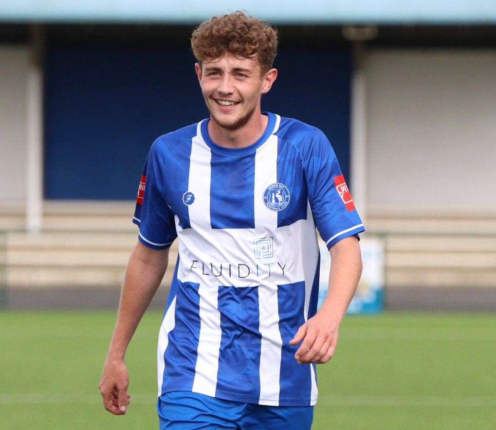 Monty Saunders - his late leveller at the weekend set up Bay’s FA Cup replay at Rayners Lane, a match they won 2-1 on Tuesday night. Picture: James Aylward