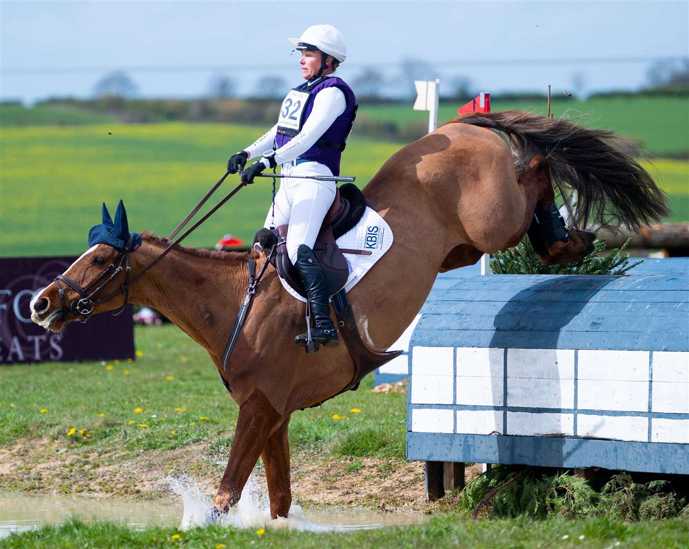 Georgie Campbell riding Jakzent Tren at Burnham Market International Horse Trials in April 2023.Picture: Ian Burt Photography