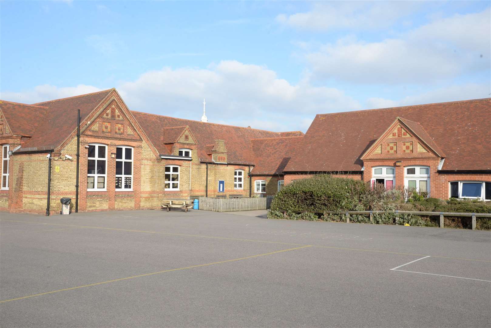 One of the incidents happened outside Herne Bay Junior School. Picture: Chris Davey