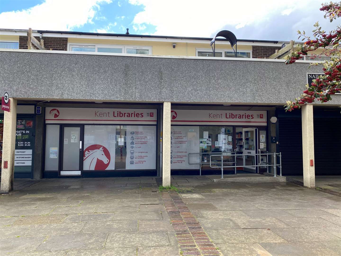 Hive House Library in Northfleet had the highest number of incidents. Picture: Cara Simmonds