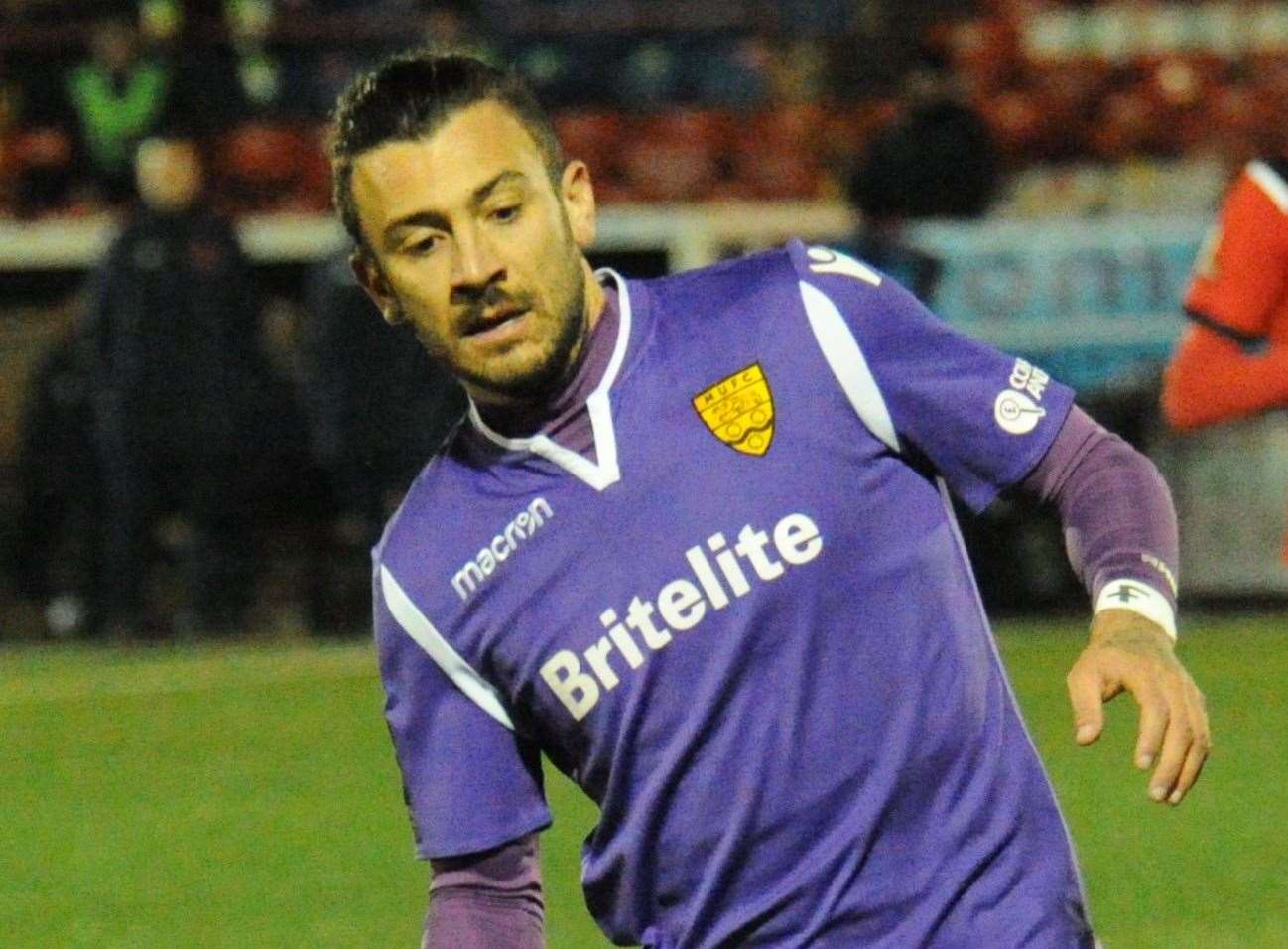 George Porter in action for Maidstone at Eastbourne Picture: Steve Terrell