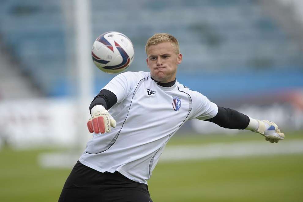 George Howard at Priestfield. Picture: Ady Kerry