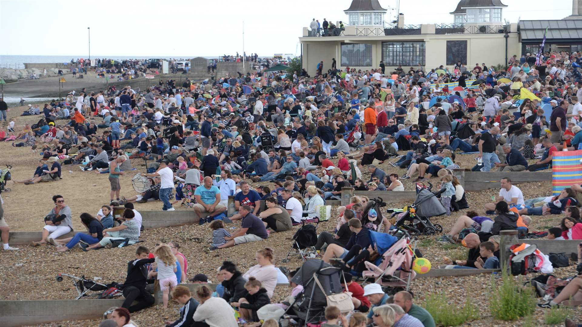 Thousands turned out for the displays. Picture: Chris Davey