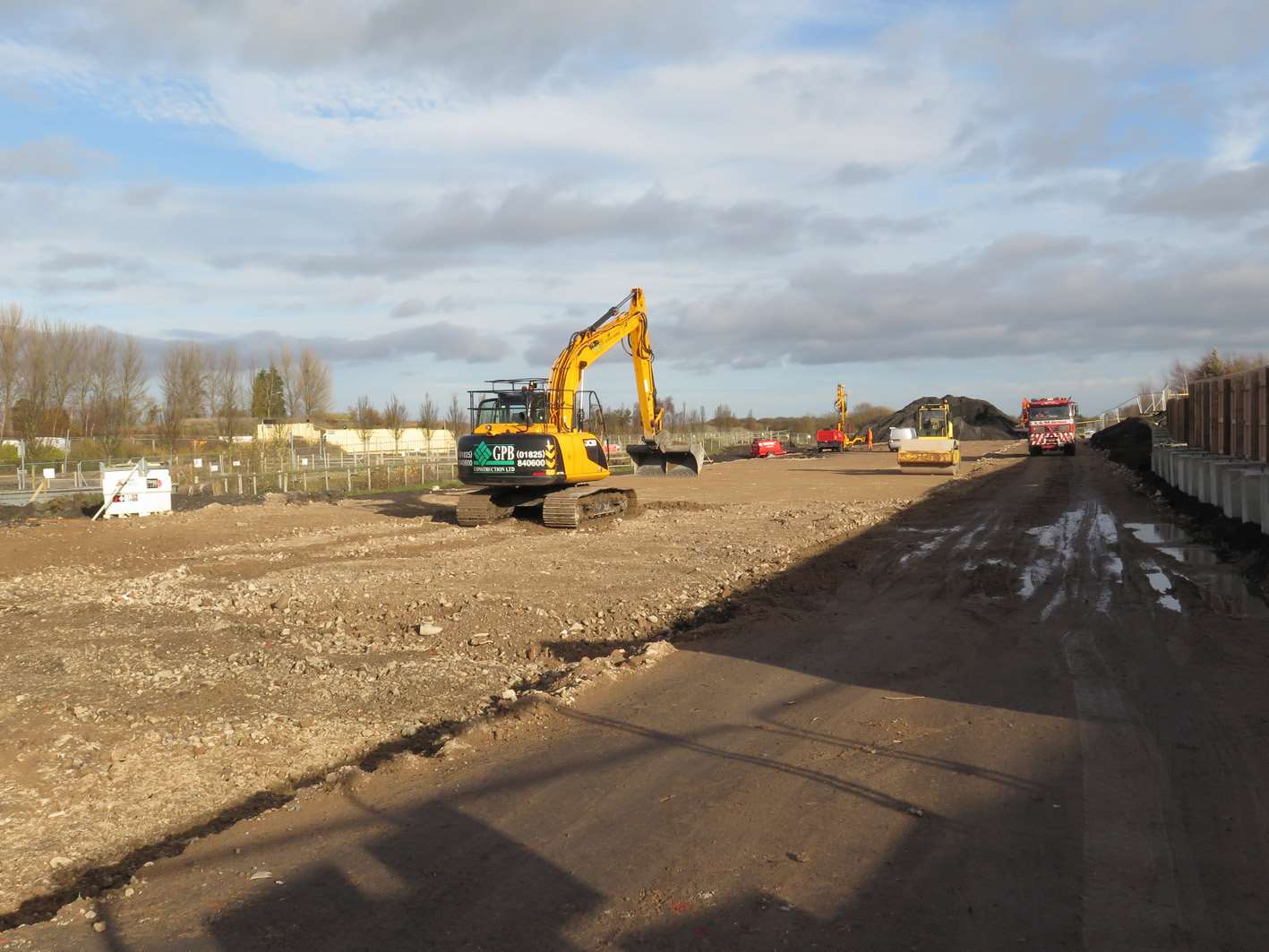 Works underway at visitor centre