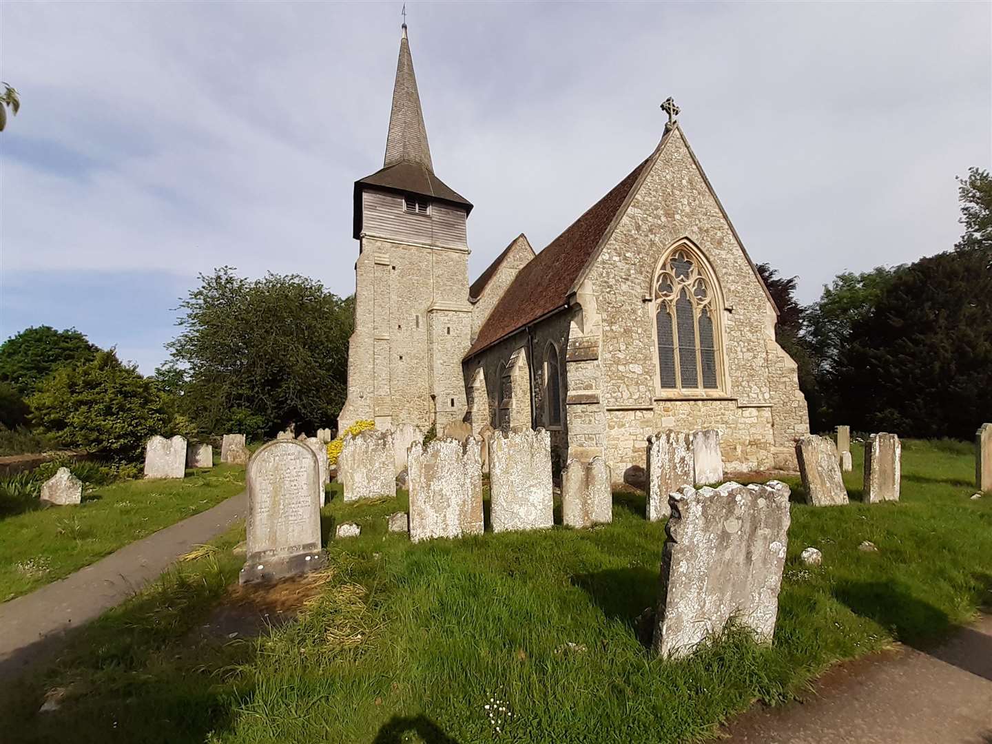 St Nicholas Church is close to the construction site