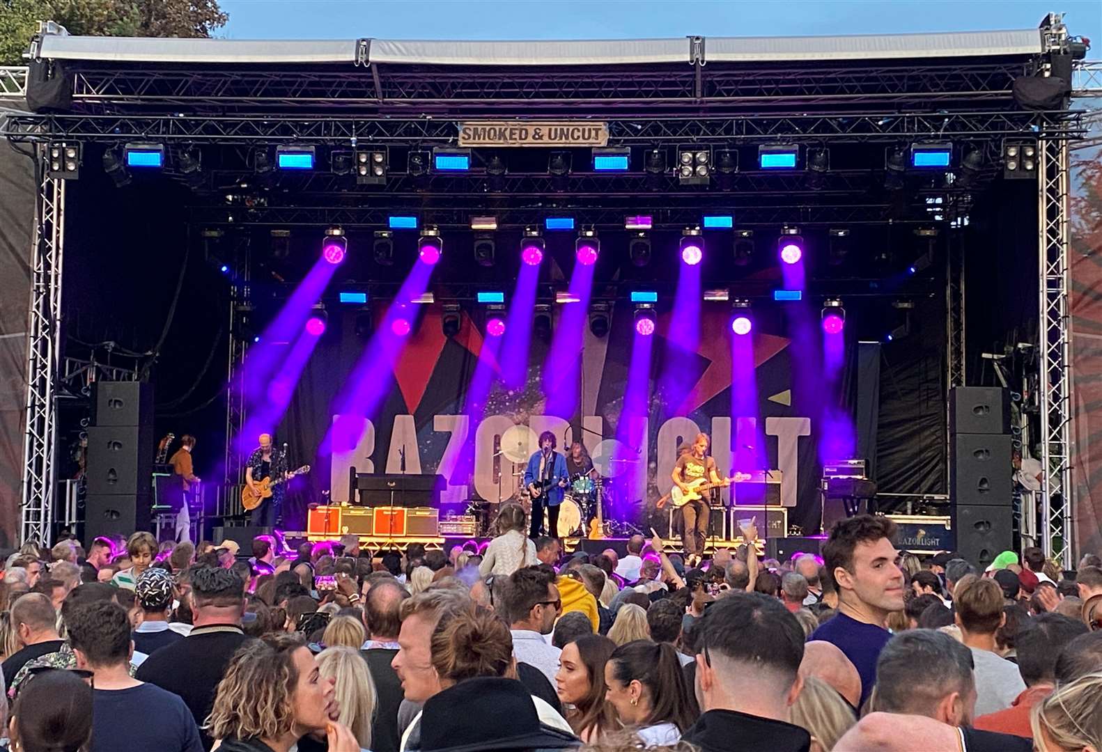 Headliners, Razorlight were the final act of a day filled with music, food and good vibes at the Smoked & Uncut Festival in Bridge, near Canterbury