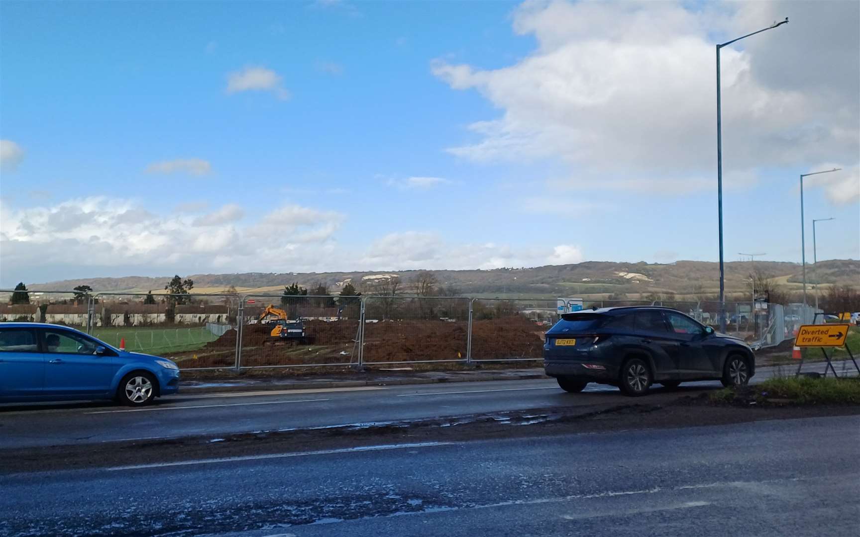 Resurfacing will soon begin in the “offline west” area, which will become part of the new roundabout