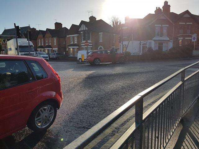 The accident at Park Farm Road. Credit: Natalie King (6041357)