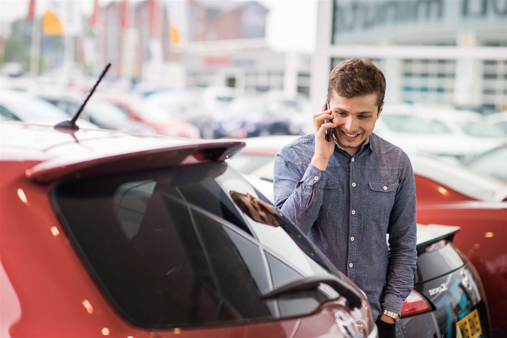 'Sure, this Polo is great, Dad, but could you lend me £1m for a Ferrari? Dad? Are you still there?'