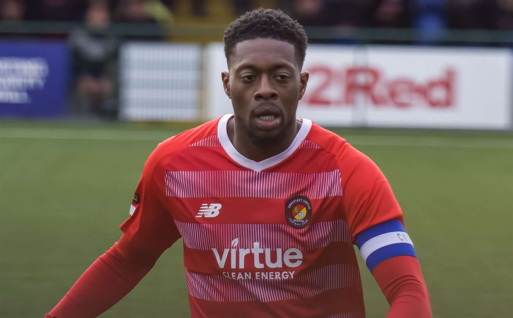 Ebbsfleet striker Rakish Bingham - has undergone successful surgery on his Achilles. Picture: Ed Miller/EUFC