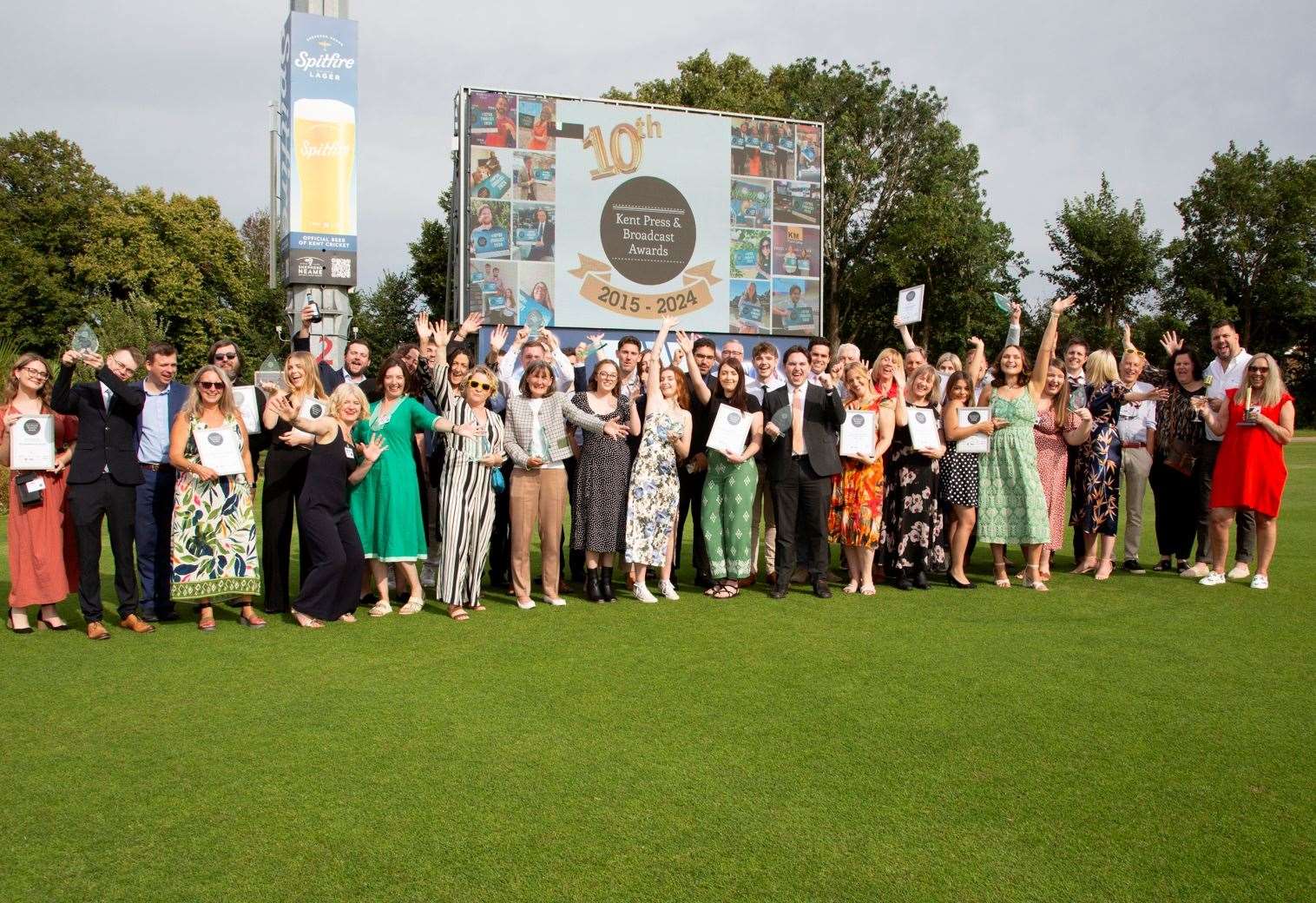 Winners across the 16 categories at the Kent Press and Broadcast Awards 2024 which was held at Kent’s Spitfire St Lawrence cricket ground in Canterbury. Picture: Tim Stubbings/Maxim