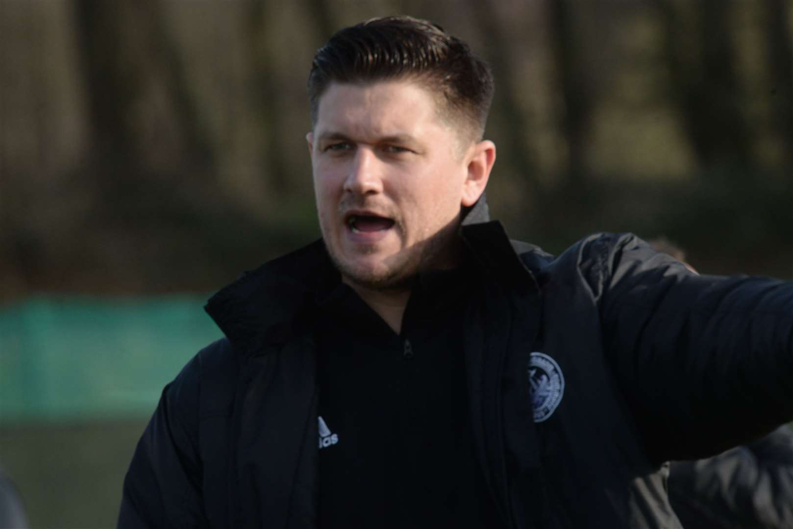 Hythe manager Sam Denly Picture: Chris Davey