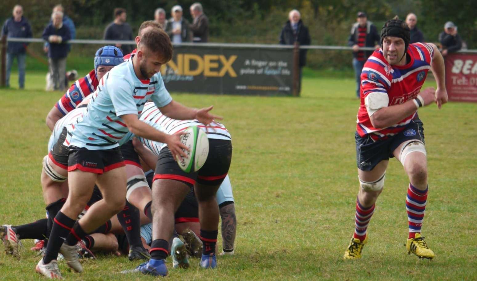 Match action between Tonbridge Juddians and Blackheath