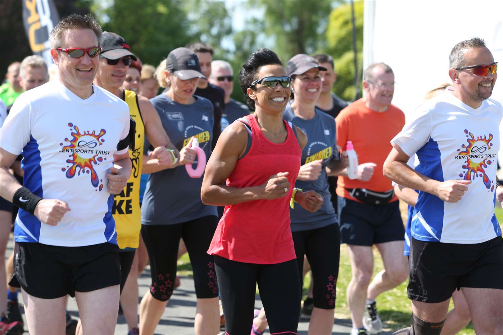 Dame Kelly Holmes, from Tonbridge, brought home two golds from the 2004 Athens Olympics