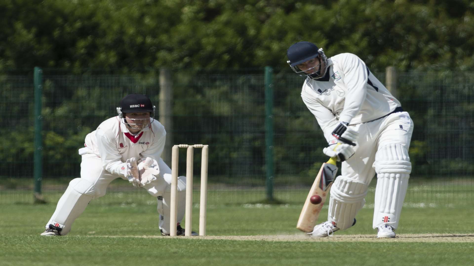 Action from Dartford's first home game of the season against HSBC Picture: Andy Payton