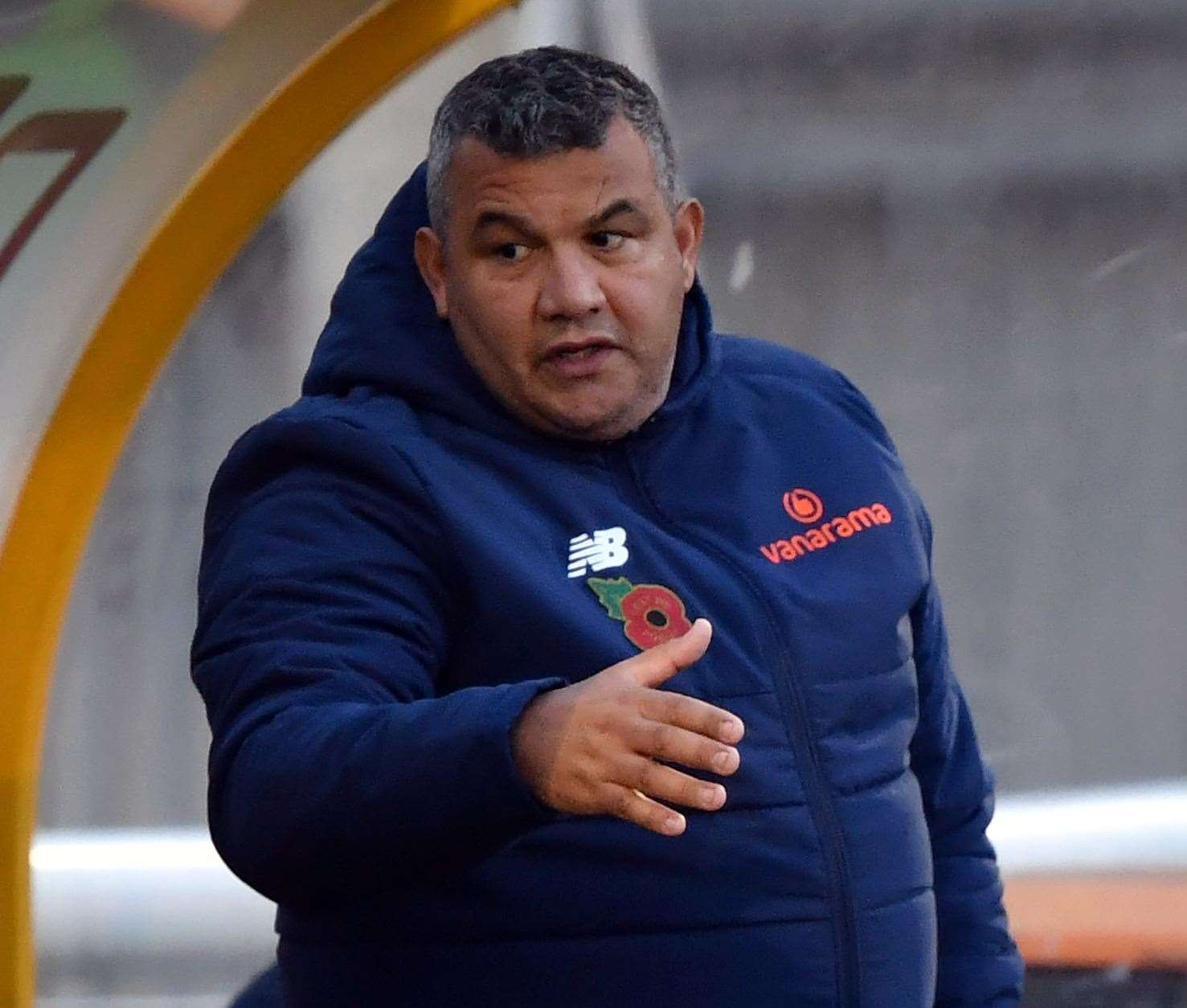 Maidstone United manager Hakan Hayrettin Picture: Keith Gillard