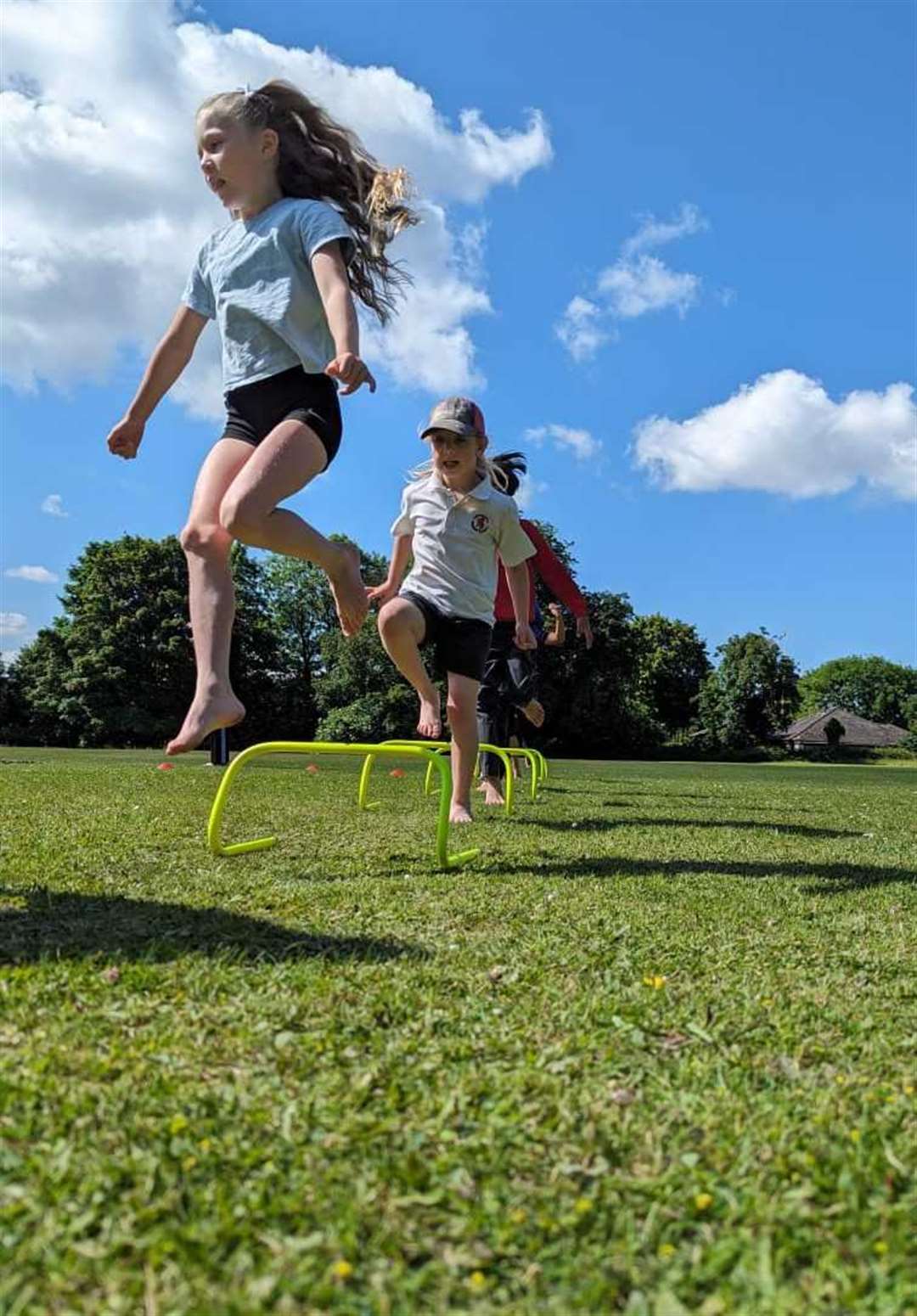 Pupils working physically at FSD on their processing and coordination skills. Picture: Narinda Algar