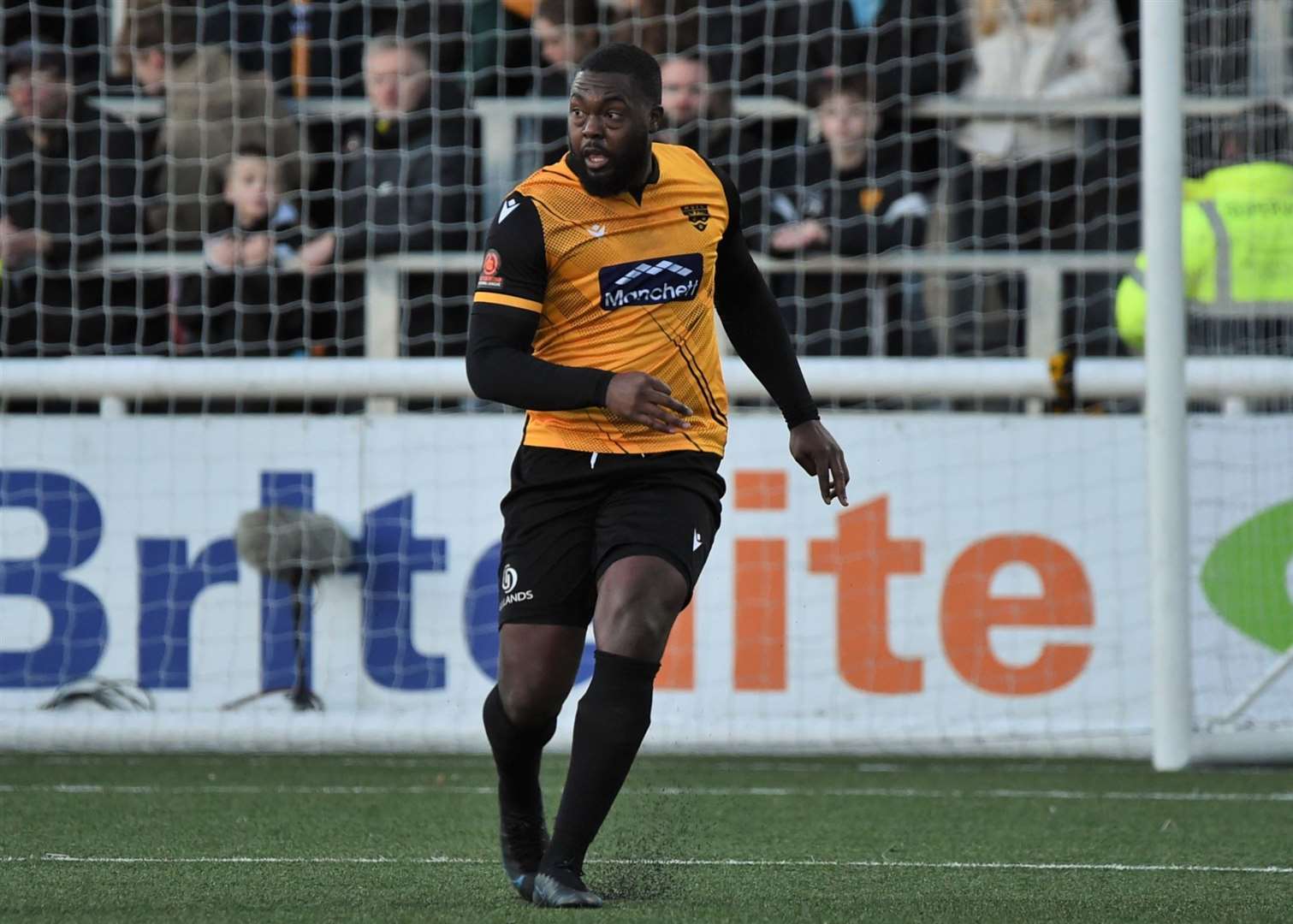 Jerome Binnom-Williams missed Maidstone's midweek home game against Scunthorpe through injury. Picture: Steve Terrell