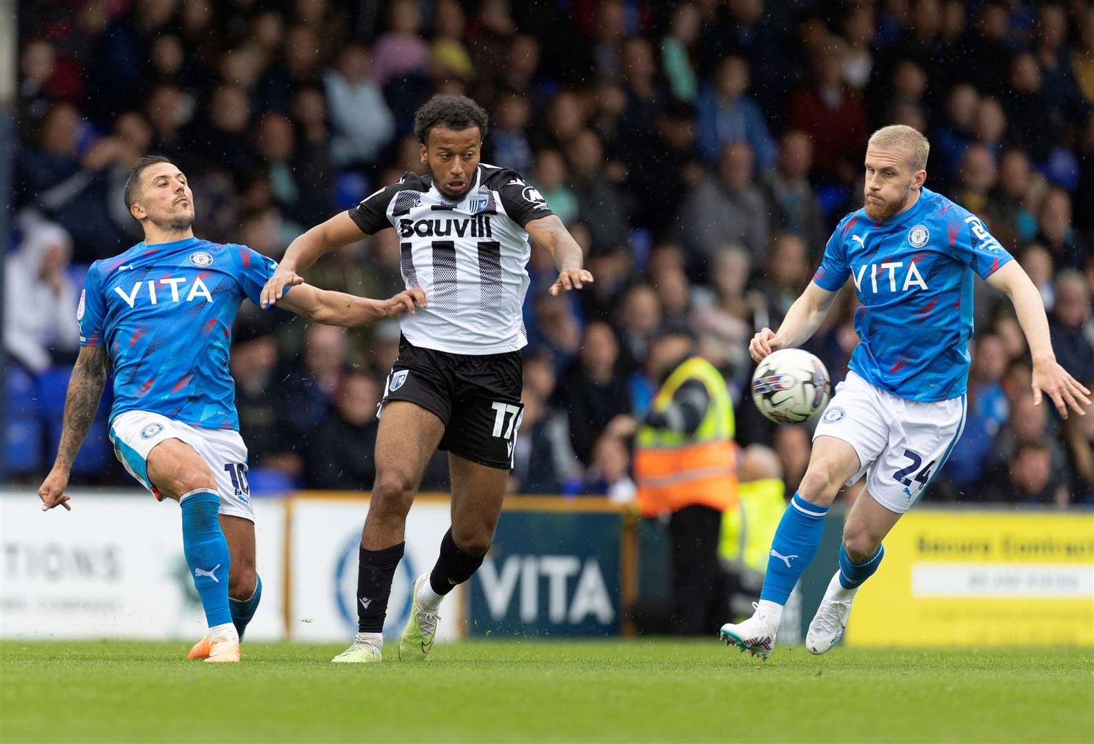 Jayden Clarke was a second half sub for Gillingham Picture: @Julian_KPI