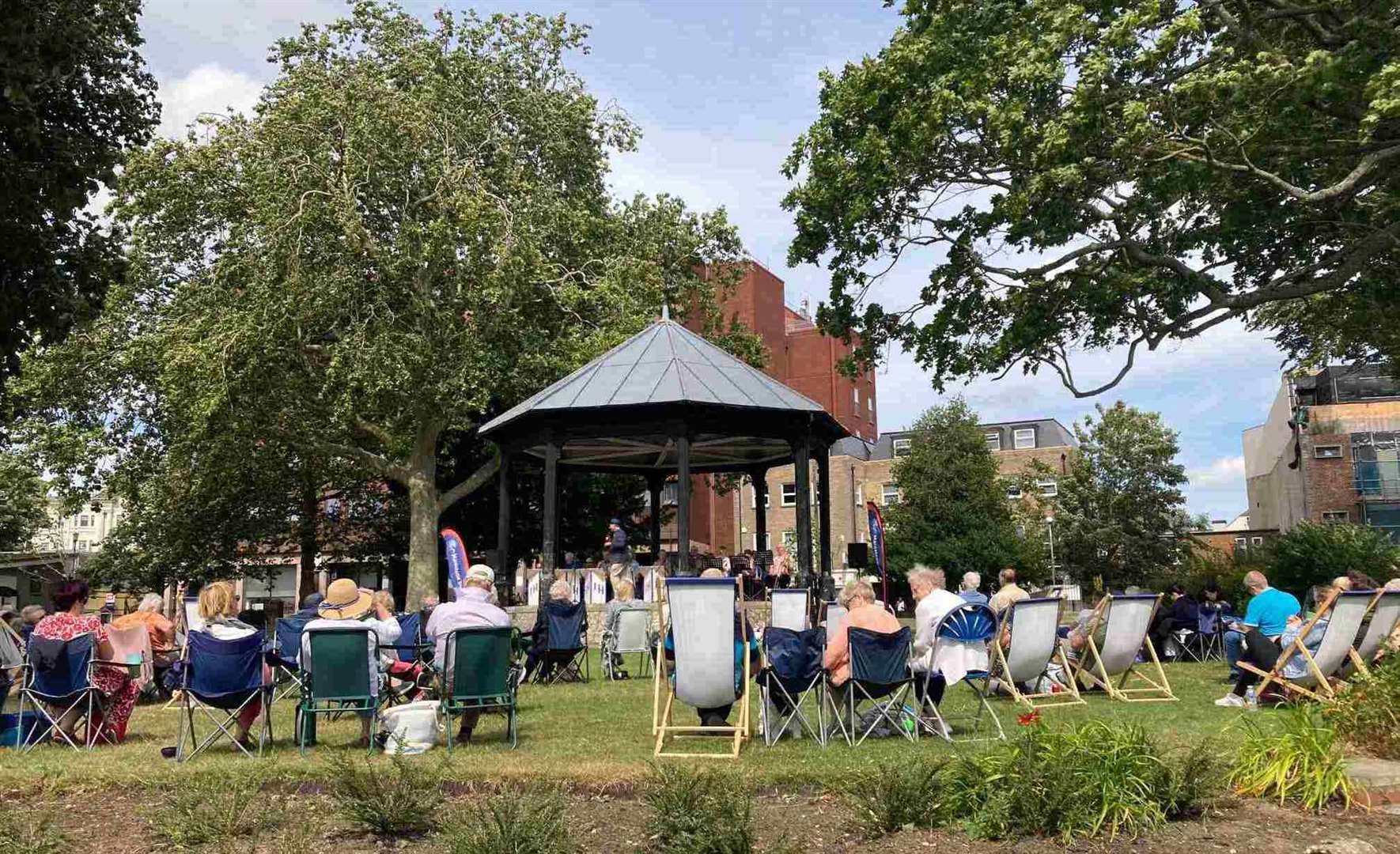 There will be chilled-out music performances on Sundays during the summer at Maidstone’s Brenchley Gardens. Picture: Maidstone Borough Council