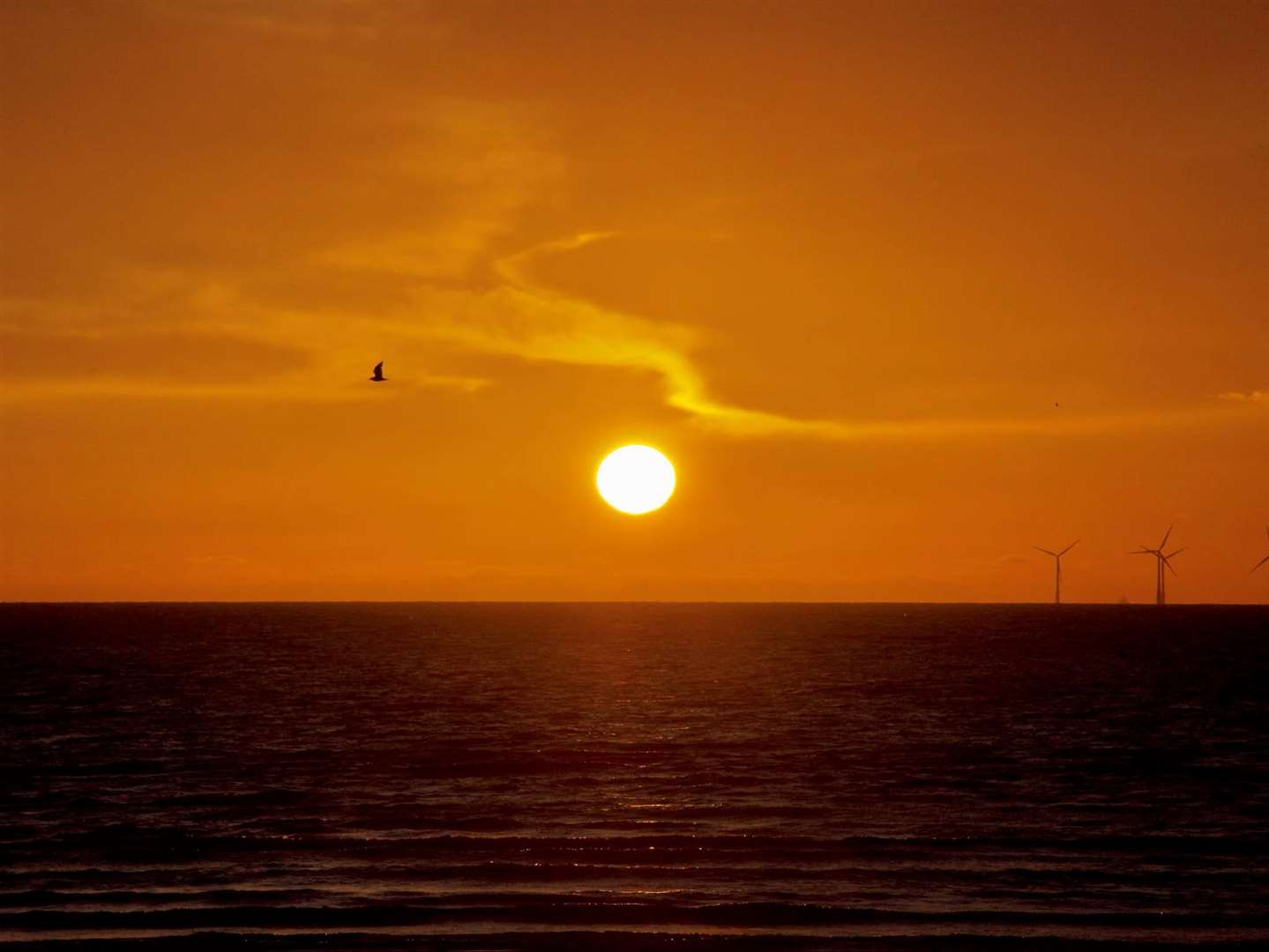 A picture of the summer solstice taken at Kingsgate Bay, Broadstairs. Picture: Christian Alan