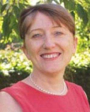 Mrs Linda Wybar back in 2012, half-way through her headship at Tunbridge Wells Girls' Grammar School