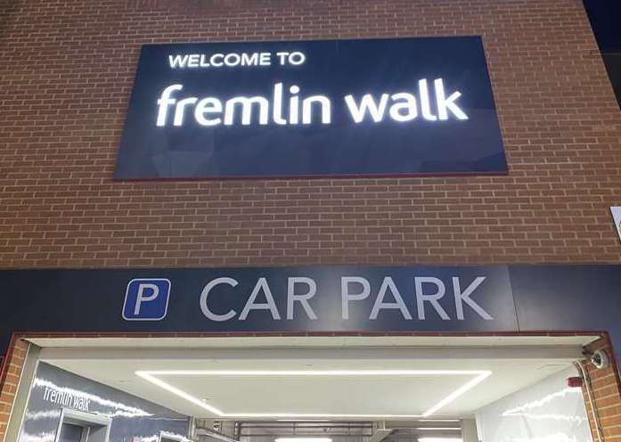 Fremlin Walk car park in Earl Street, Maidstone