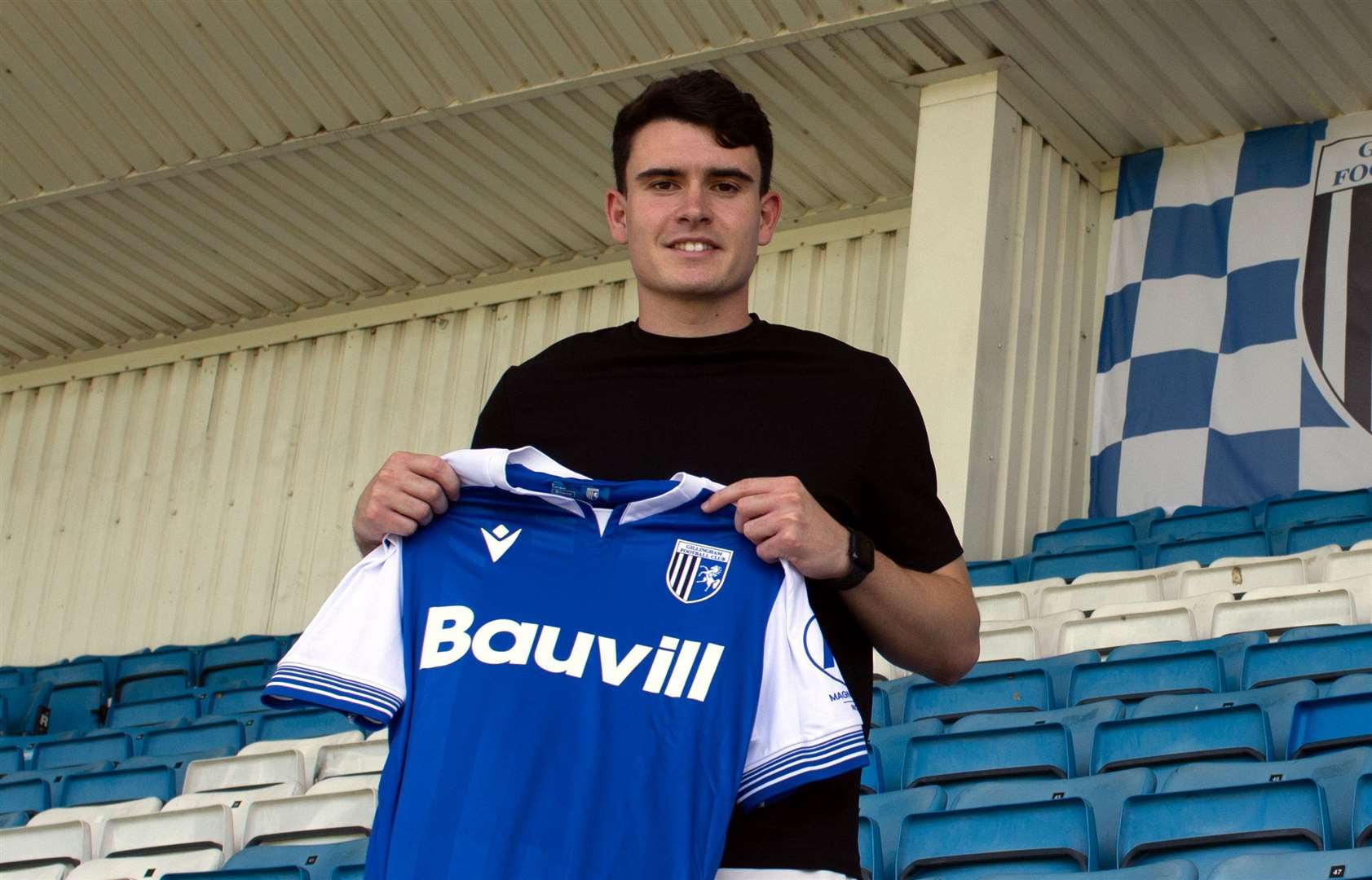 Marcus Wyllie joined the Gills for an undisclosed fee from Enfield Town