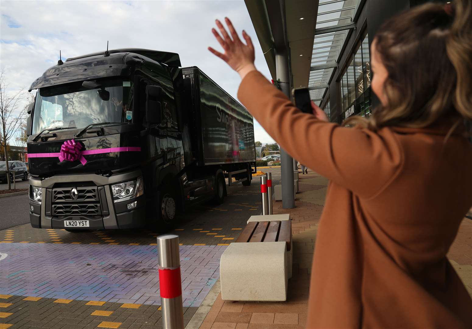 The truck will be setting offer to deliver toiletries and Christmas gift donations to local charities across the UK