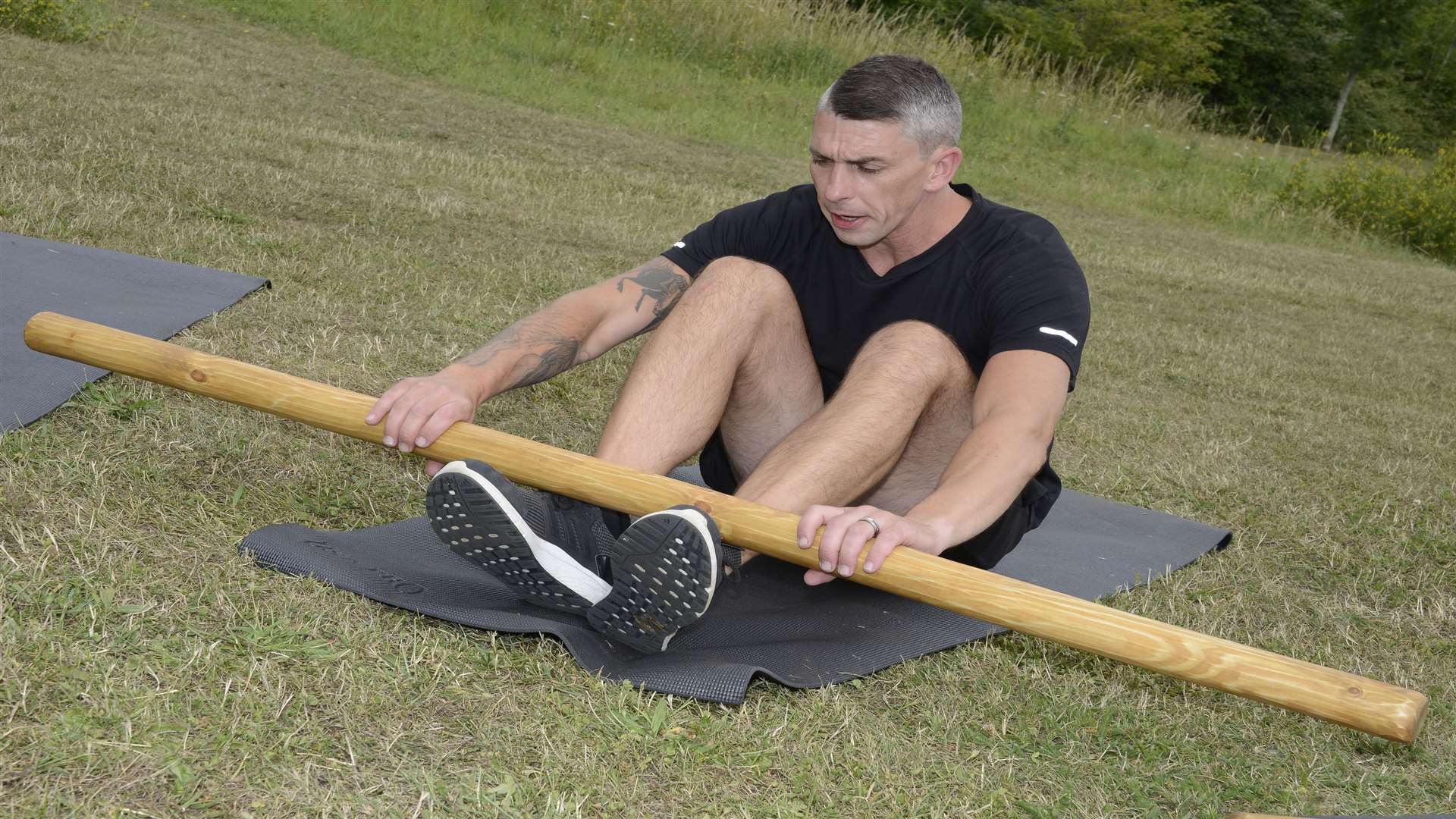 William Head is about to launch his new work out fitness concept Timba. Picture: Paul Amos