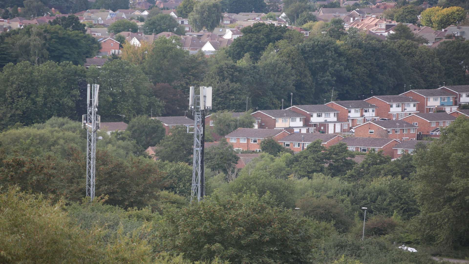 Phone masts. Library image