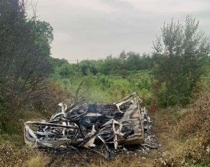 The family saw two of their mobile homes destroyed last week. Picture: Tommy Smith