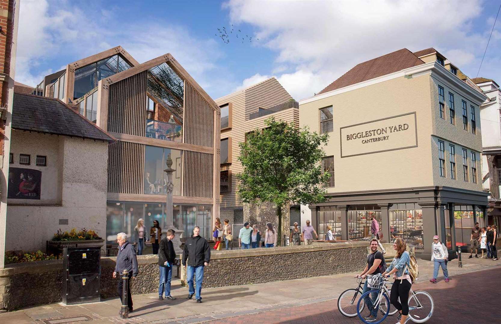 The vision for the former Nasons department store in Canterbury. Image: Clague Architects