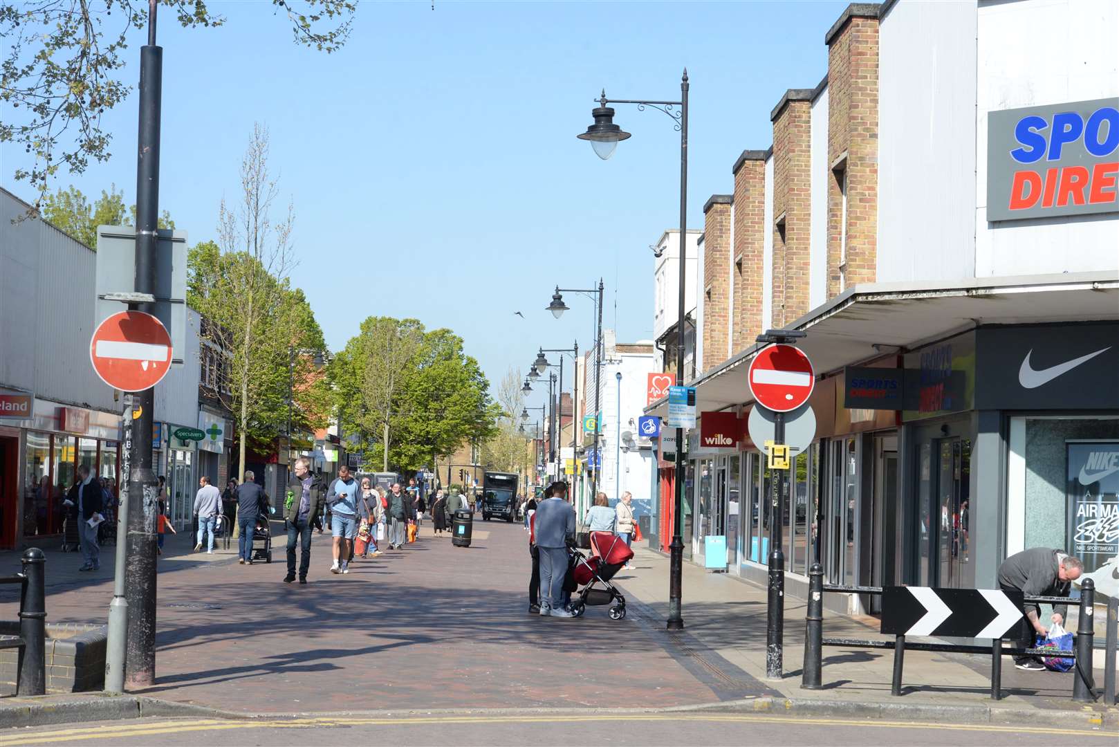 The victim had withdrawn cash in Gillingham High Street. Picture: Chris Davey