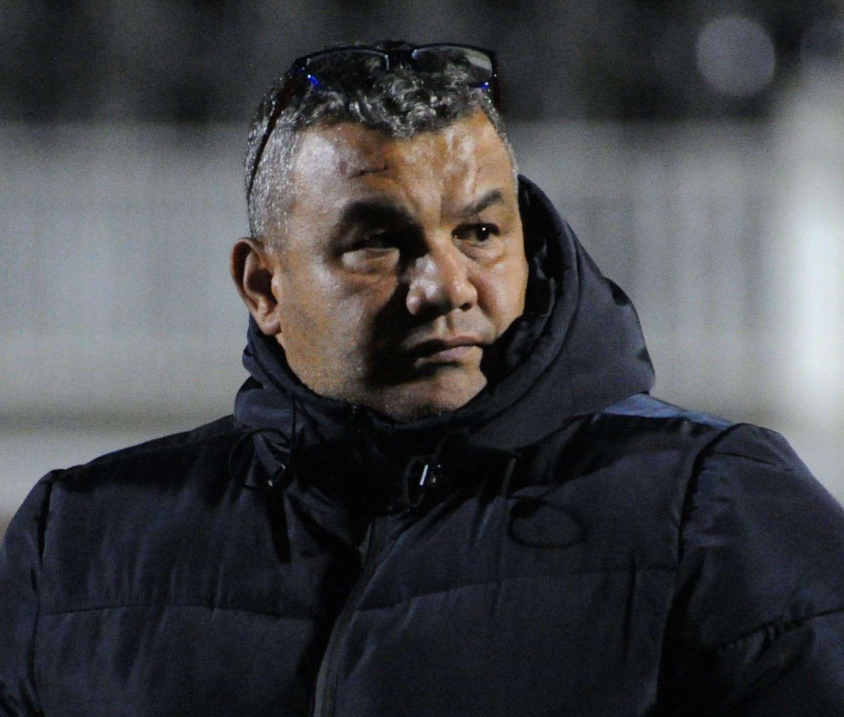 Maidstone United manager Hakan Hayrettin Picture: Steve Terrell