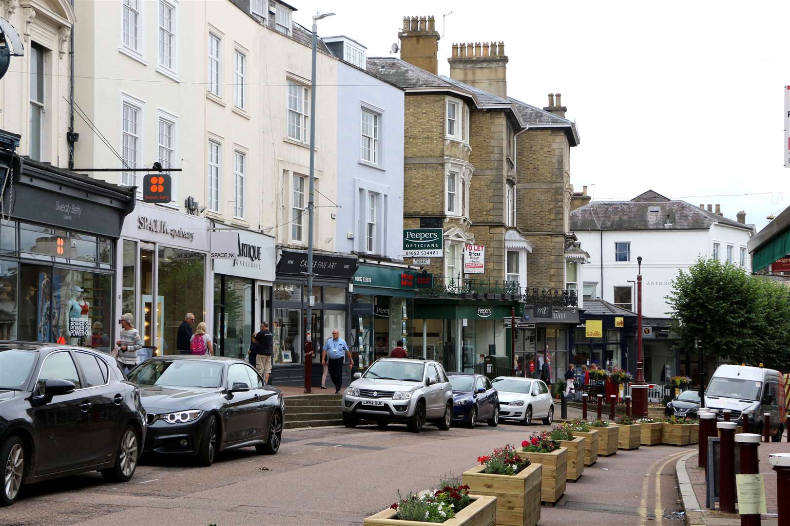 The improvements to the High Street in Tunbridge Wells