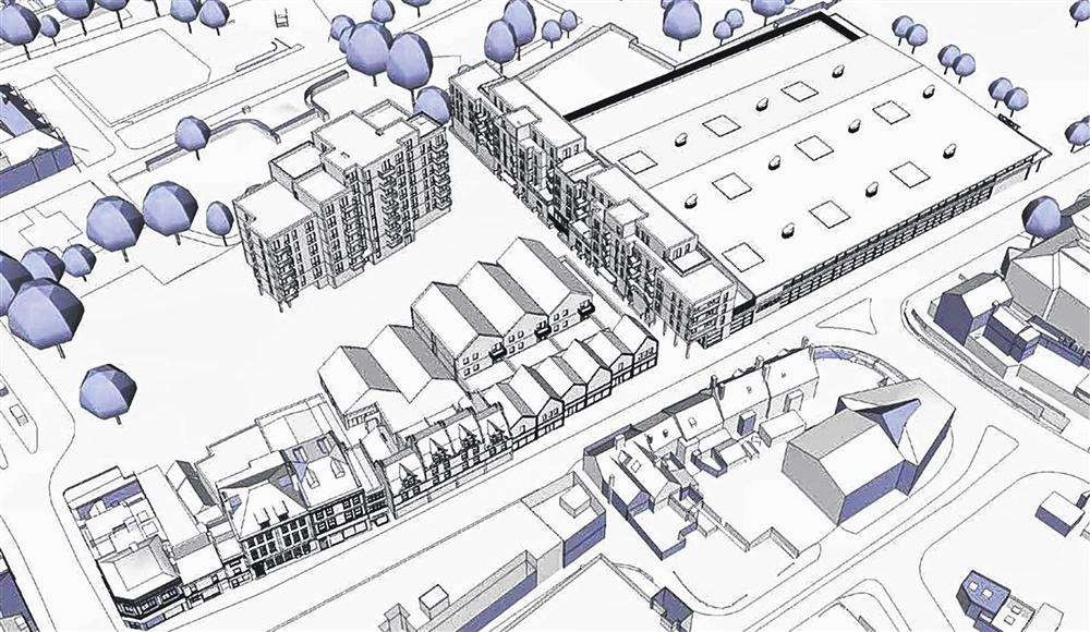 Plans for the new Tesco store and residental properties in Lowfield Street, Dartford have been scrapped