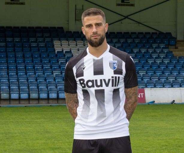 Gillingham have launched their new away kit for the 2023/24 season Picture: @TheGillsFC Twitter