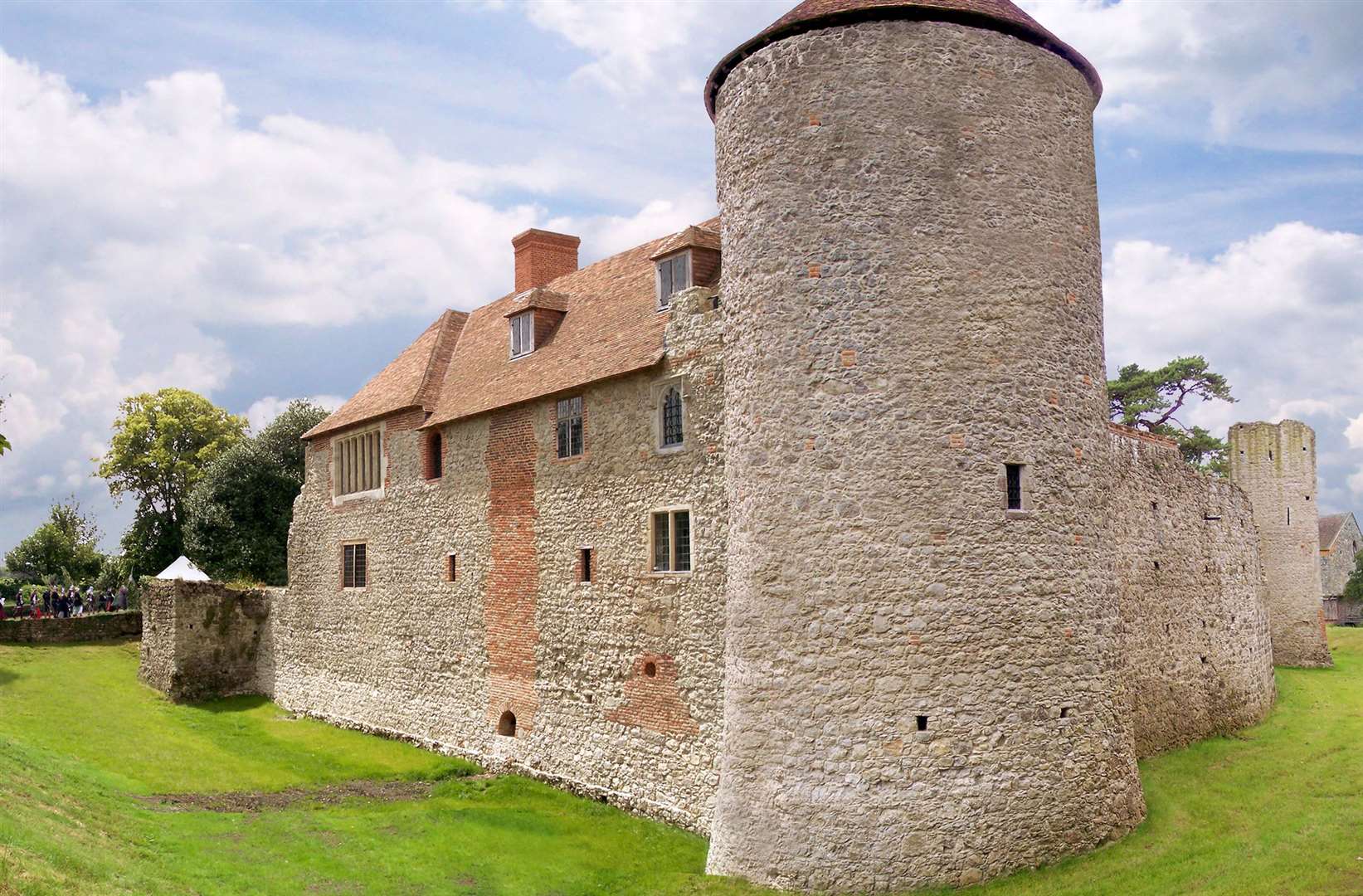 Westenhanger Castle dates from the 14th century