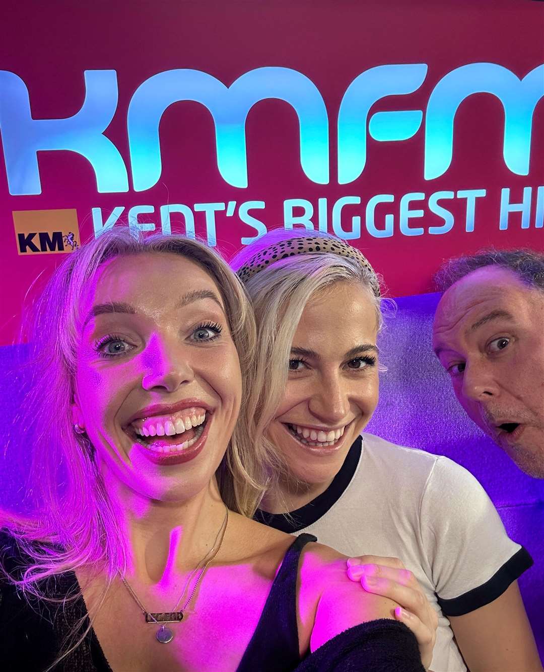 Pixie Lott visited the kmfm studio in Medway