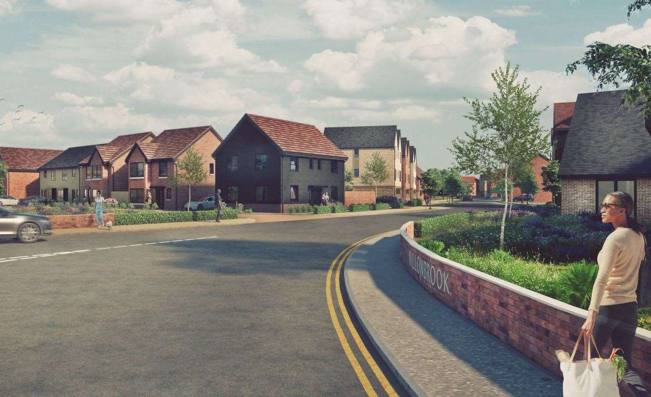 An artist's impression of the new development