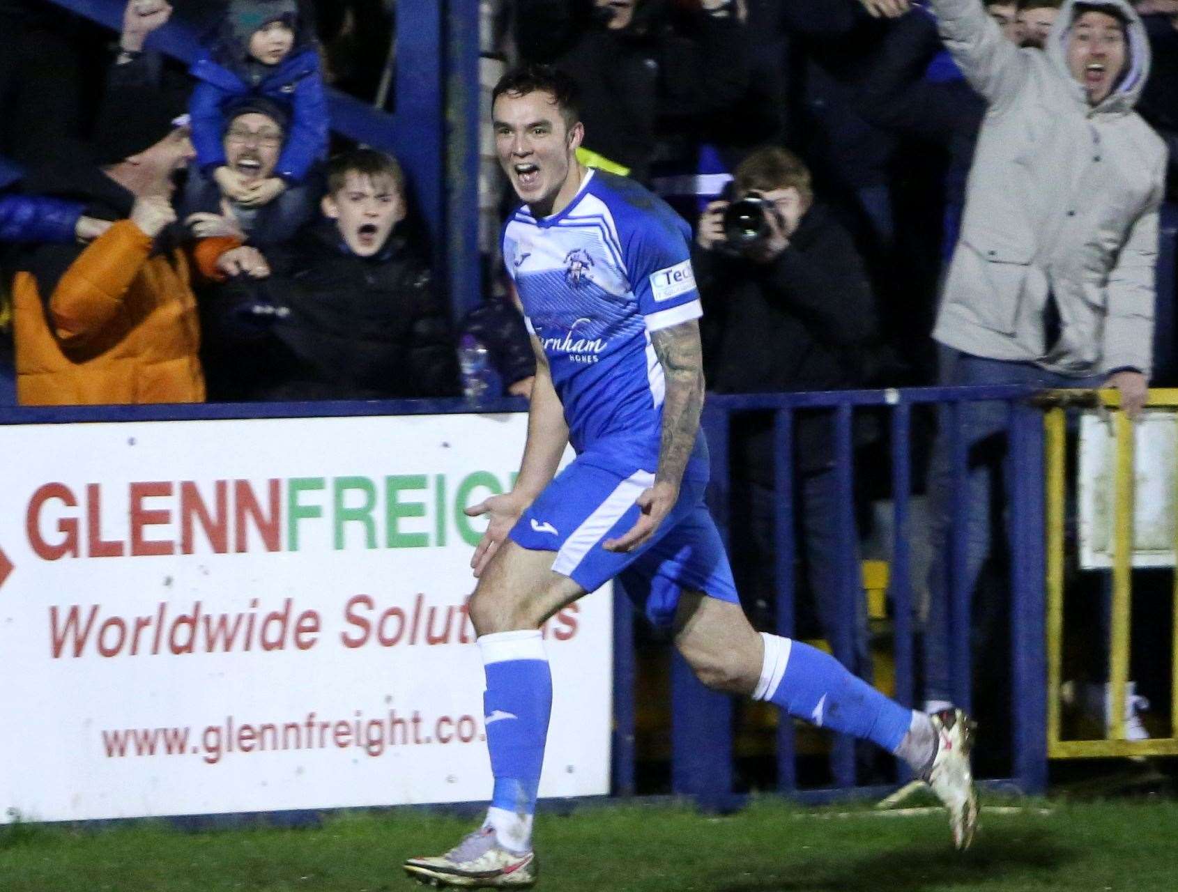 Top scorer Tommy Wood has left Tonbridge and signed for Hampton. Picture: Dave Couldridge