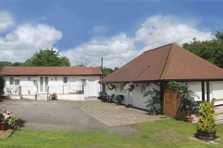 Cottages in the grounds of The Wren's Nest, near Cranbrook.