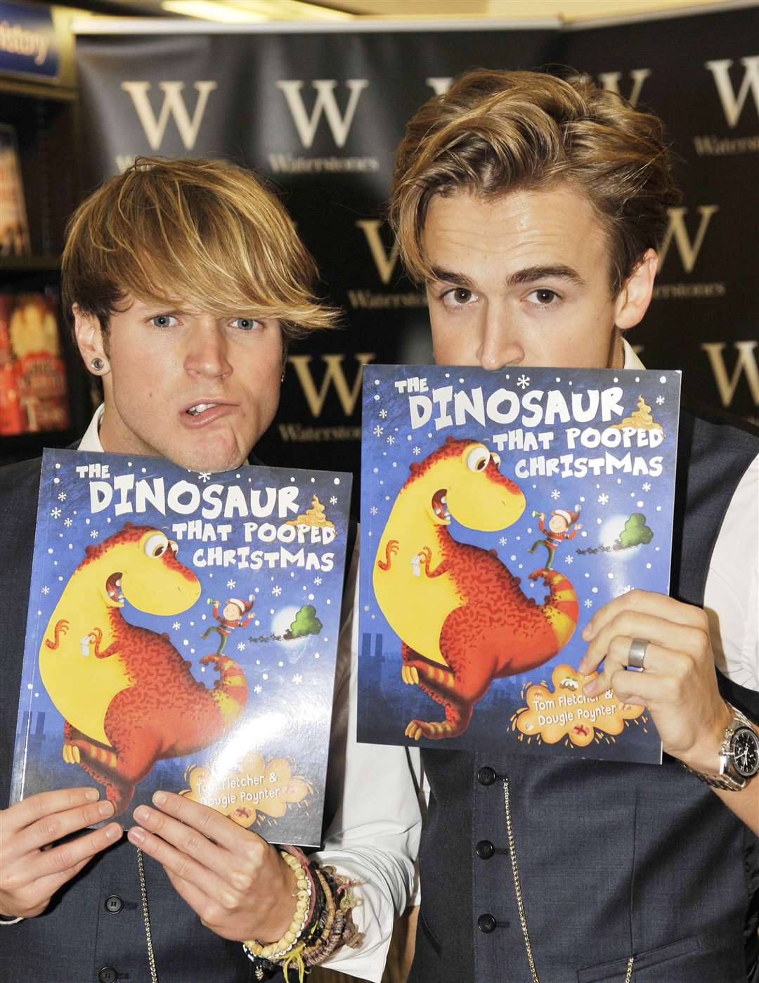 Dougie Poynter and Tom Fletcher. Picture: Nick Johnson