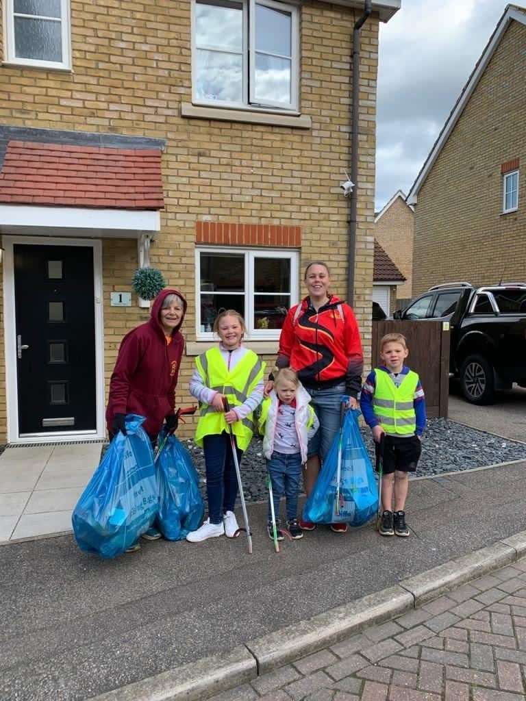 Members secretary Wendy Knee, Eleanor Woodhouse, Pippa Cyman, Jo Cyman and Oscar Woodhouse (45617394)