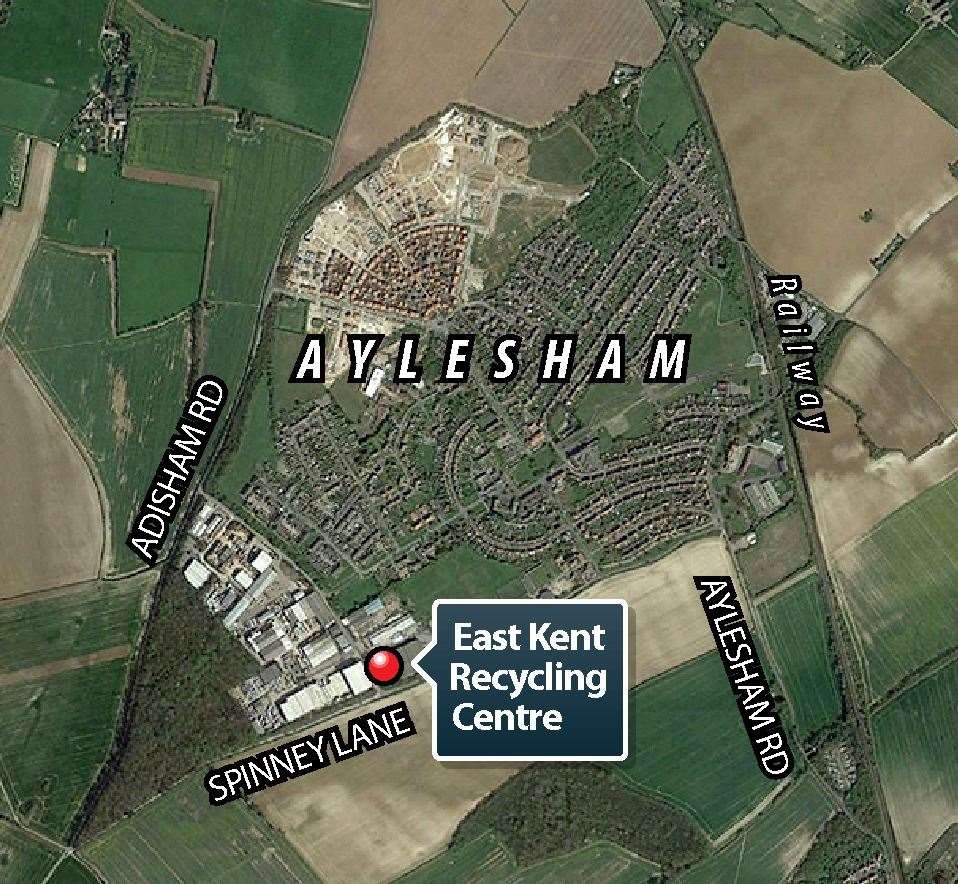 The proposed East Kent Recycling site